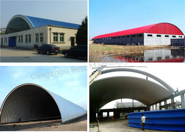 Rotolo materiale d'acciaio dello strato del tetto della costruzione della portata lunga che forma CE a macchina/BV/SGS