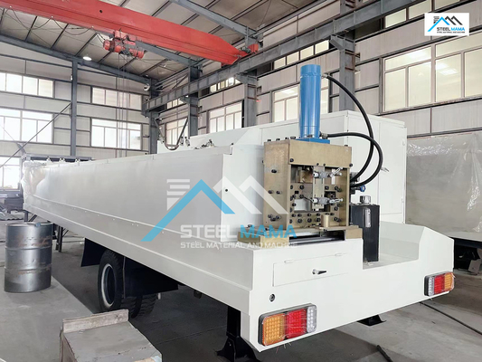 Diesel 914mm Larghezza di alimentazione K Span Roll Forming Machine per pannelli da 610mm
