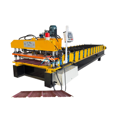 Sistema di controllo PLC Macchina per coperture metalliche per 0,3 mm-0,8 mm