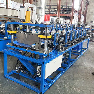 Macchina per la formatura di rotoli di lamiere per tetti portatili in acciaio colorato Kr18 con aggraffatura verticale