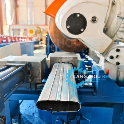 Macchine per la formazione di rotoli a cucitura a forma quadrata di controllo PLC in acciaio galvanizzato