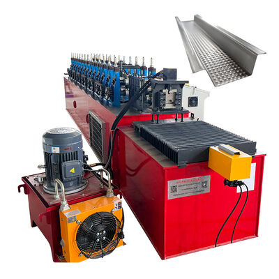 Controllo PLC della macchina per la formatura a freddo del canale ad alta velocità per taglio volante del cappello