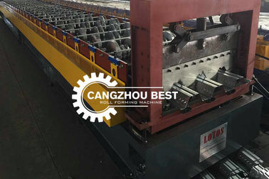 Larghezza di bobina 1250 mm Macchina di stampaggio a rotoli per pavimenti galvanizzati in acciaio metallo