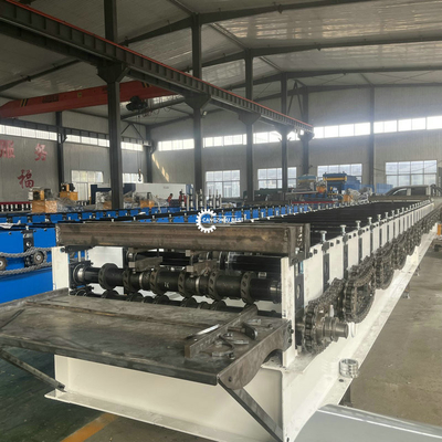 YX1000 0,3-1,2 mm Floor Deck Steel Profile Roll Forming Machine 380VAC Per il mercato turco