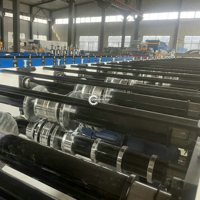 YX1000 0,3-1,2 mm Floor Deck Steel Profile Roll Forming Machine 380VAC Per il mercato turco