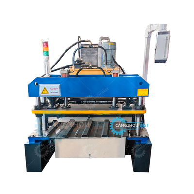 Taglio idraulico Alta velocità macchina automatica per la formazione di rotoli di lamiere per tetto a costole