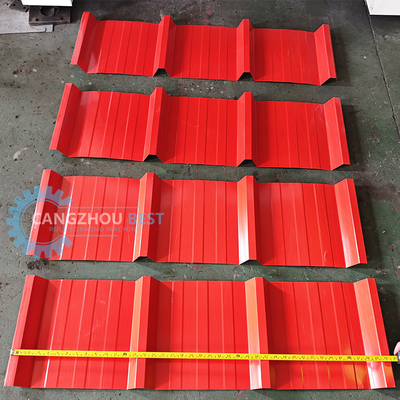 Controllo PLC Taglio idraulico Tr4 Tr5 laminato a tre strati per il tetto per il Perù