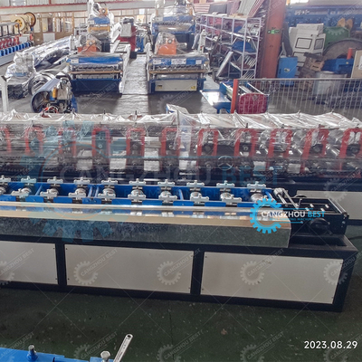 Zambia Popular Galvanizzato Acciaio Roller Shutter Profile Roller Door Roll Forming Machine