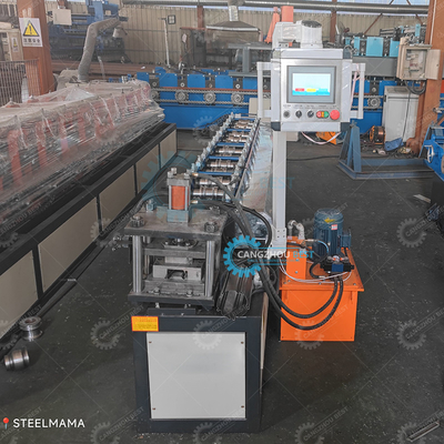Zambia Popular Galvanizzato Acciaio Roller Shutter Profile Roller Door Roll Forming Machine