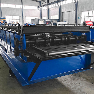 Profil di acciaio Galvanizzato PLC Controllo Decking Sheet Floor Roll Forming Machine
