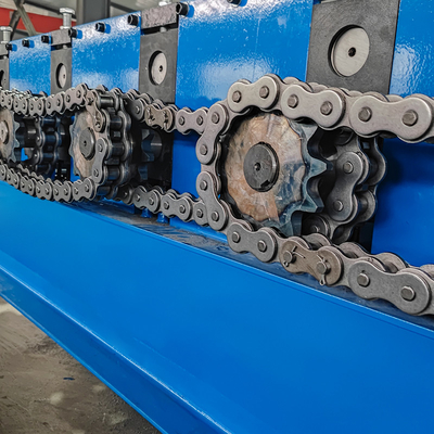 Profil di acciaio Galvanizzato PLC Controllo Decking Sheet Floor Roll Forming Machine