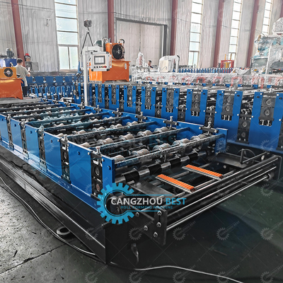 1000 mm touchscreen metallo copertura foglio di produzione di rotolo macchina di formazione di controllo plc