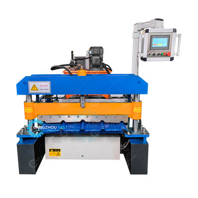 1000 mm touchscreen metallo copertura foglio di produzione di rotolo macchina di formazione di controllo plc