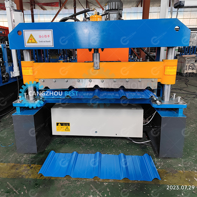 1000 mm touchscreen metallo copertura foglio di produzione di rotolo macchina di formazione di controllo plc