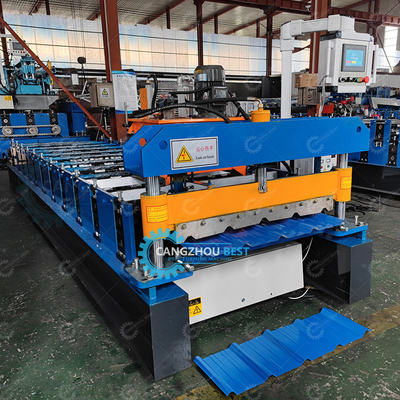 1000 mm touchscreen metallo copertura foglio di produzione di rotolo macchina di formazione di controllo plc