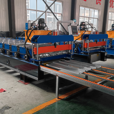 Macchina per la formazione di rotoli di fogli di copertura per spessore del materiale PPGI e GI da 0,2-0,8 mm