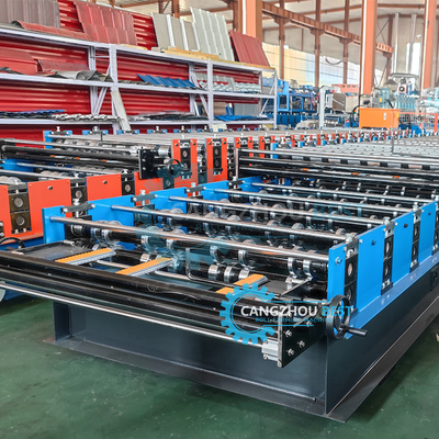 Macchine idrauliche per la formazione di rotoli di lamiere per tetti a taglio automatico