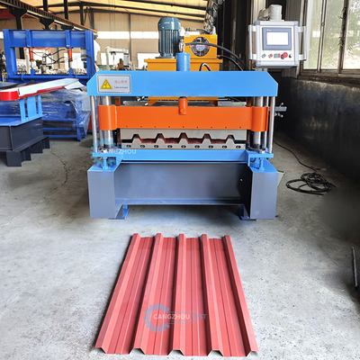 Macchine per la formazione di fogli di metallo per tetti idraulici a controllo plc per materiali da costruzione