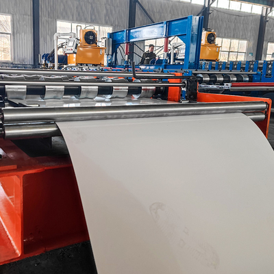 Profile in acciaio colorato High Speed Rib/R Panel Roof Sheet Roll Forming Making Machine