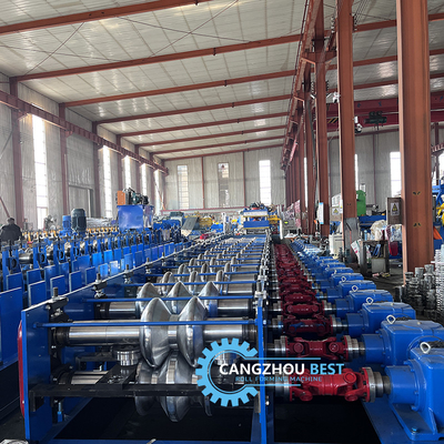 Acciaio Spessore 4 mm Ferro Cambiamento rapido 2&amp;3 onde Crash Barrier Roll Forming Machine