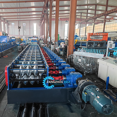 Acciaio Spessore 4 mm Ferro Cambiamento rapido 2&amp;3 onde Crash Barrier Roll Forming Machine