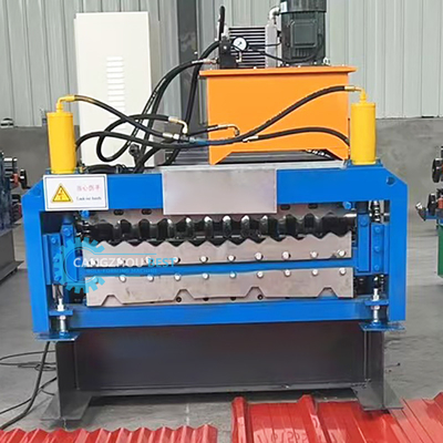 Taglio automatico Potenza idraulica Profilo di acciaio doppio strato Roofing Roll Forming Machine