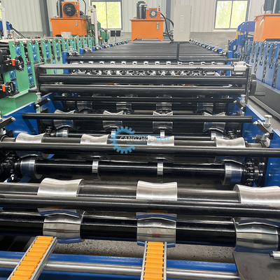 Taglio automatico Potenza idraulica Profilo di acciaio doppio strato Roofing Roll Forming Machine