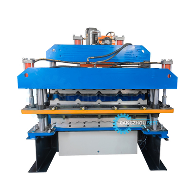 Delta PLC automatico controllato due strati di copertura carta di roll formare macchina