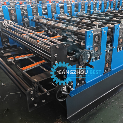 Delta PLC automatico controllato due strati di copertura carta di roll formare macchina