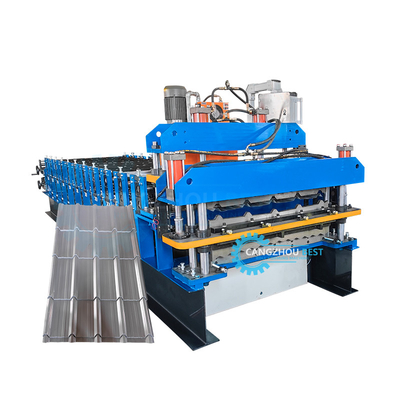 Rotolo coprente lustrato dello strato delle mattonelle 3kw 20mm che forma macchina