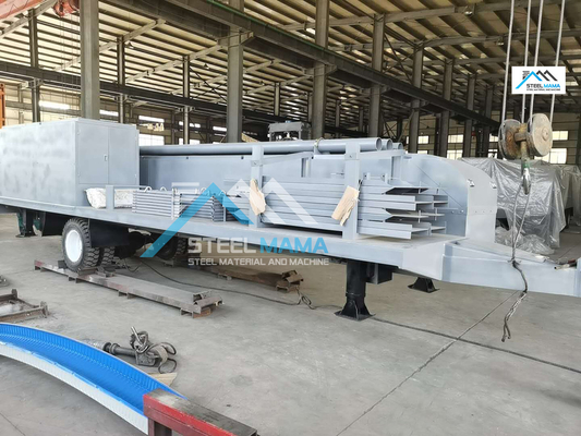 Diesel 914mm Larghezza di alimentazione K Span Roll Forming Machine per pannelli da 610mm
