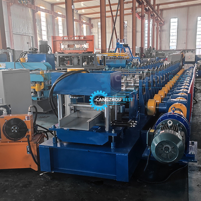 Controllo PLC Full Auto C Z Interchange Roll Forming Machine Transmissione della scatola di marcia