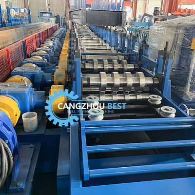Controllo PLC Full Auto C Z Interchange Roll Forming Machine Transmissione della scatola di marcia