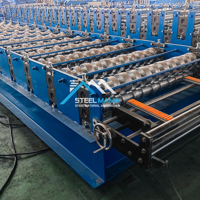 8.5kw Acciaio vetrata tetto piastrelle rotolo macchina di formazione e tetto foglio macchina di produzione