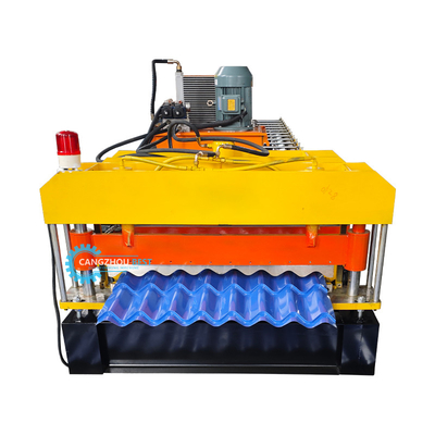Macchina per la trasformazione di lamiere di metallo per tetto con vetro 8.5kw