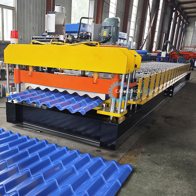 Macchina per la trasformazione di lamiere di metallo per tetto con vetro 8.5kw