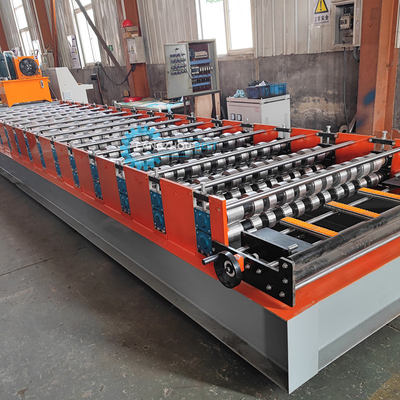 Macchina di formazione di rotoli di piastrelle per tetti di costruzioni professionali per la produzione di lamiere da parete per tetti in acciaio