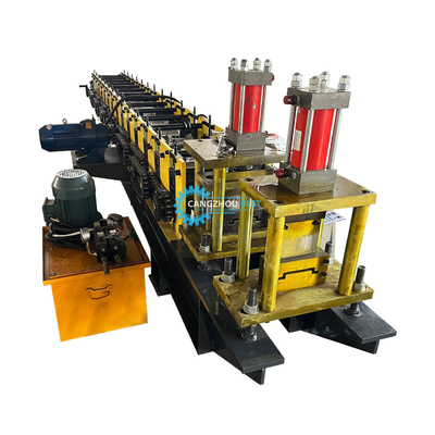 GI PPGI Galvanizzato Acciaio Palisade Fence Making Roll Forming Machine