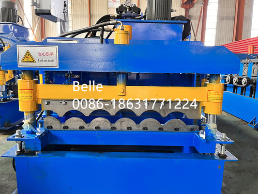 9-11 Righe macchina da tetto con 300H acciaio e 8-12m/min produttività