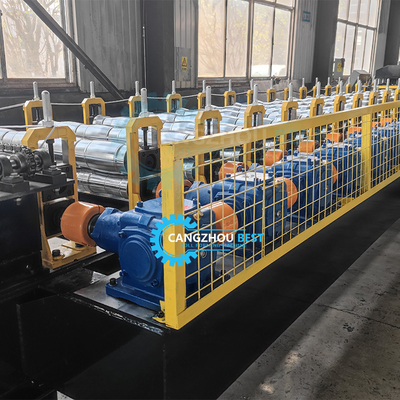 Taglio idraulico Trapezoide Step Tile Making Roll Forming Machine