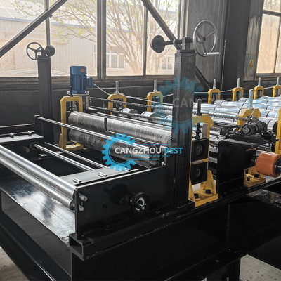 Taglio idraulico Trapezoide Step Tile Making Roll Forming Machine