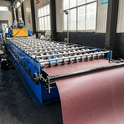 Sistema di controllo PLC 22passaggi Roller Profile Acciaio Roofing Tile Roll Forming Machine