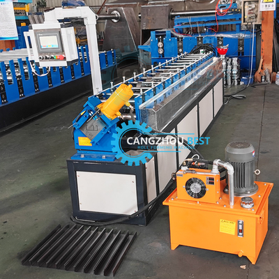 7.5*1.2*1.5m Sistema di taglio idraulico Stud And Track Roll Forming Machine con tolleranza di taglio di ±2 mm