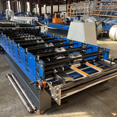 Profil d'acciaio doppio strato alta costola Zimbabwe popolare Roofing Sheet Roll Forming Machine