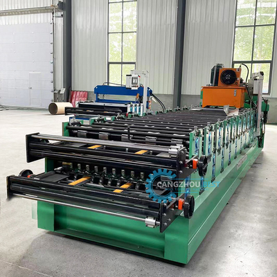 YX840&amp;836 Macchina per la formazione di rotoli di lamiere colorate per coperture a doppio strato con profilo in acciaio