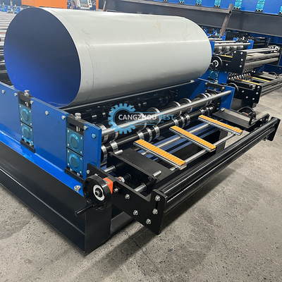 Perù Popolare Tr4&amp;Tr5 doppio strato Profil di acciaio Galvanizzato Zinc Rivestimento Roof Roll Forming Machine