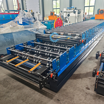 Perù Popolare Tr4&amp;Tr5 doppio strato Profil di acciaio Galvanizzato Zinc Rivestimento Roof Roll Forming Machine