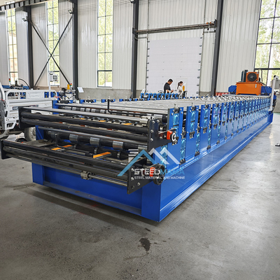 Macchine per la formazione di rotoli a doppio strato di piastrelle d'acciaio Delta PLC