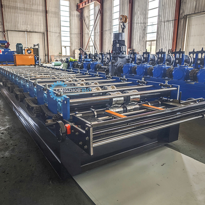 1050mm Galvanizzato Acciaio Roofing Profile Trapezodial Sheet Roll Forming Machine
