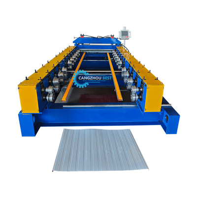 Modifica automatica delle dimensioni del pannello di parete della macchina per la formazione del profilo in rocco di acciaio per PPGI GI
